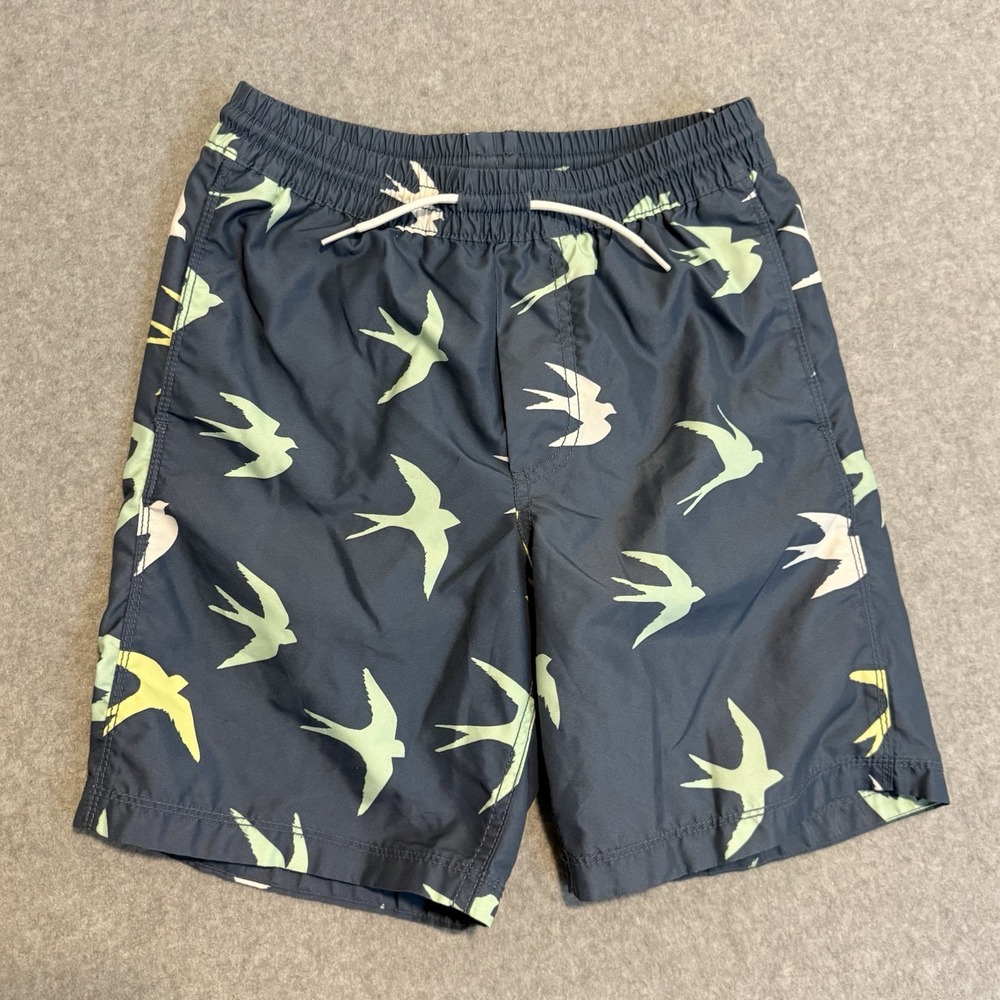 Gap Teen Boy's Swim Trunk XXL 14-16 Blue Birds - Mesh Lined Shorts